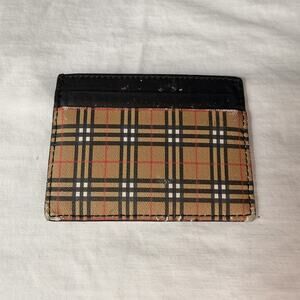 AUTHENTIC BURBERRY SANDON LEATHER CARD HOLDER